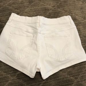 White button up Hollister Shorts